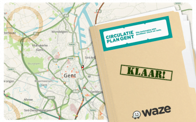 Waze is klaar voor het Circulatieplan van Gent