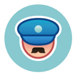 Pictogramme "Police" de l'application Waze