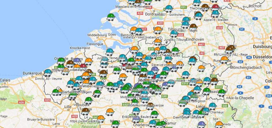 Comment vous placer sur la carte des éditeurs